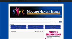 Desktop Screenshot of modernhealthissues.com