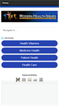 Mobile Screenshot of modernhealthissues.com